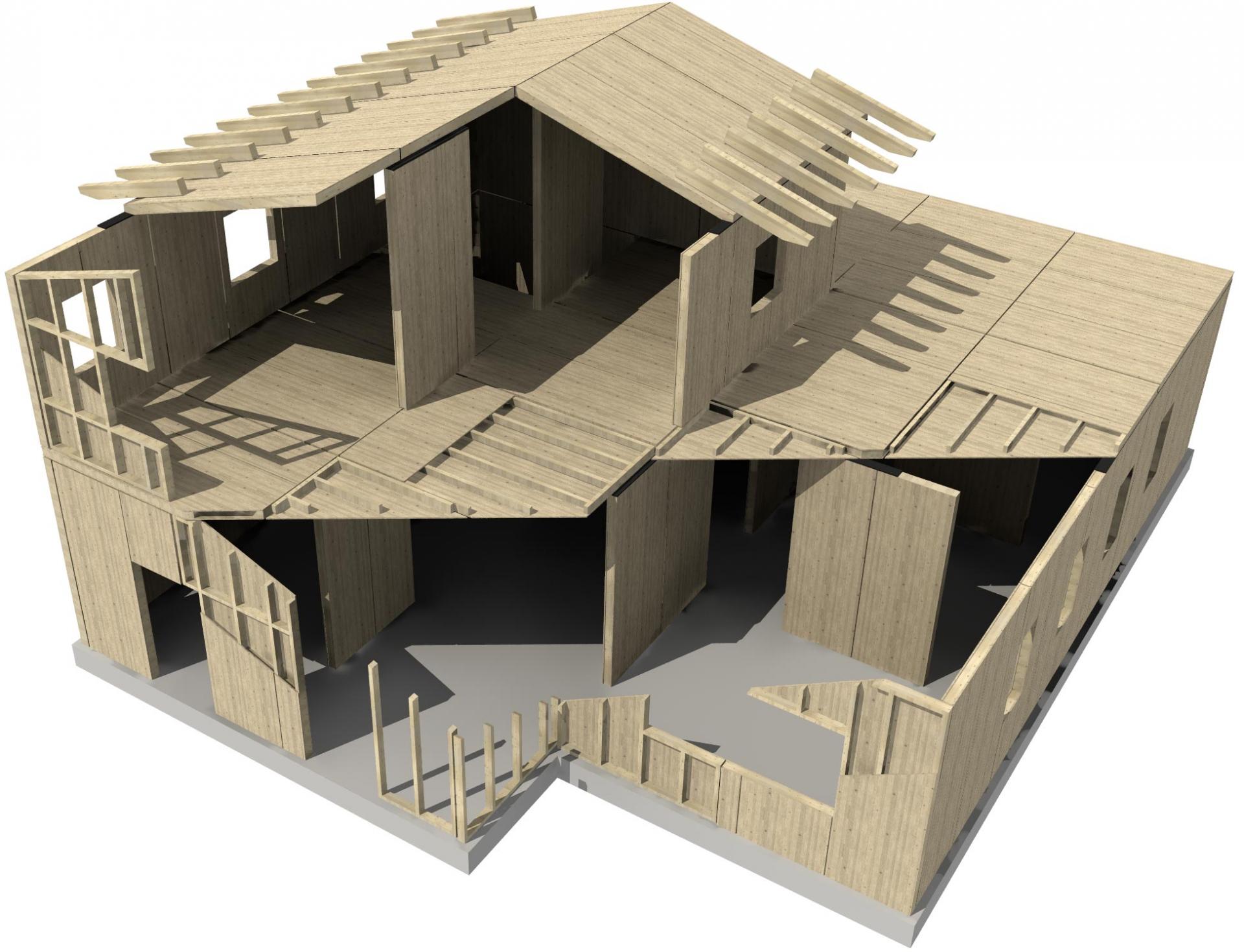ILLE FRAME sistema costruttivo casa in legno